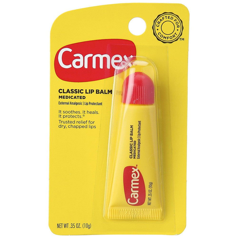 Carmex Classic Medicated Lip Balm Tube, Original, 0.35 Oz by Pasteur Pharmacy
