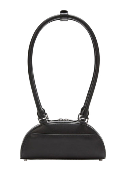 Self-Portrait Women Mini Black Leather Charm Crossbody Bag by Luosophy