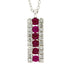 .30ct Ruby Diamond Fashion Pendants 14KT White Gold by Bids.com