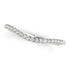 14k White Gold Soft Curved Diamond Wedding Band (1/8 cttw) by Bids.com