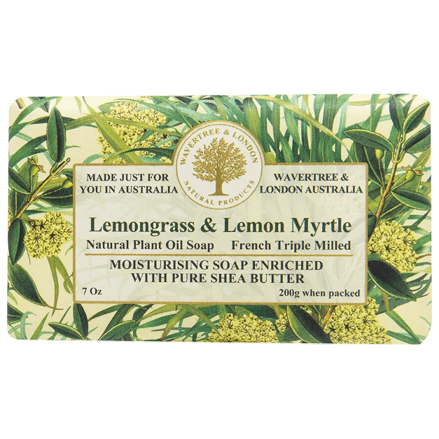 Wavertree &amp; London Lemongrass &amp; Lemon Myrtle Natural Luxury Soap Bar 7 Oz by Pasteur Pharmacy