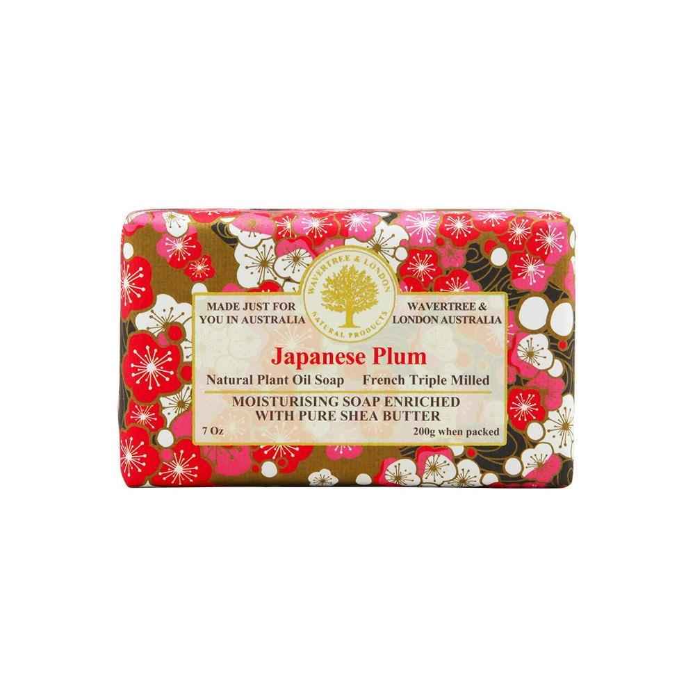 Wavetree &amp; London Japanese Plum  French Triple Milled Soap 7oz
