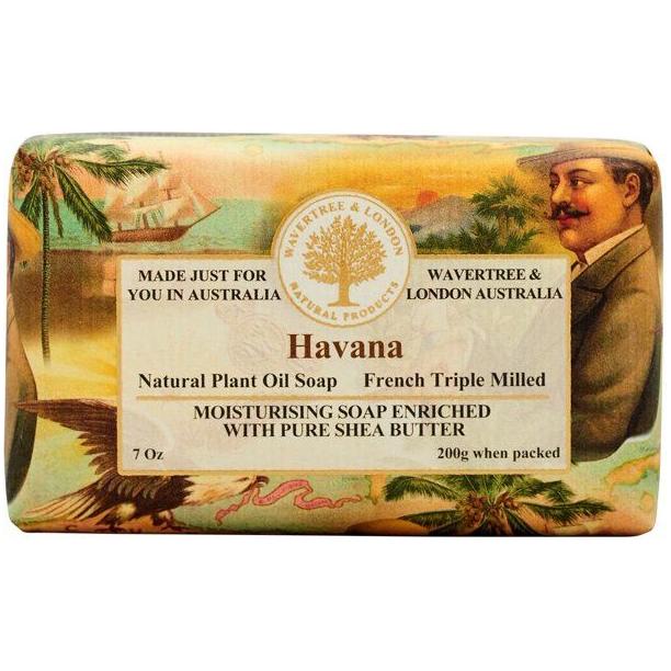 Wavertree &amp; London Havana Australian Natural Luxury Soap Bar 7 Oz by Pasteur Pharmacy