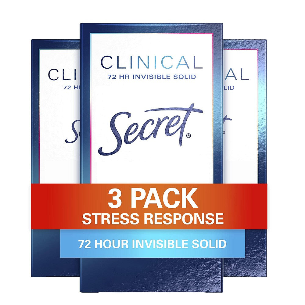 Secret Clinical Strength Invisible Solid Antiperspirant And Deodorant For Women - Stress Response - 1.6oz by Pasteur Pharmacy