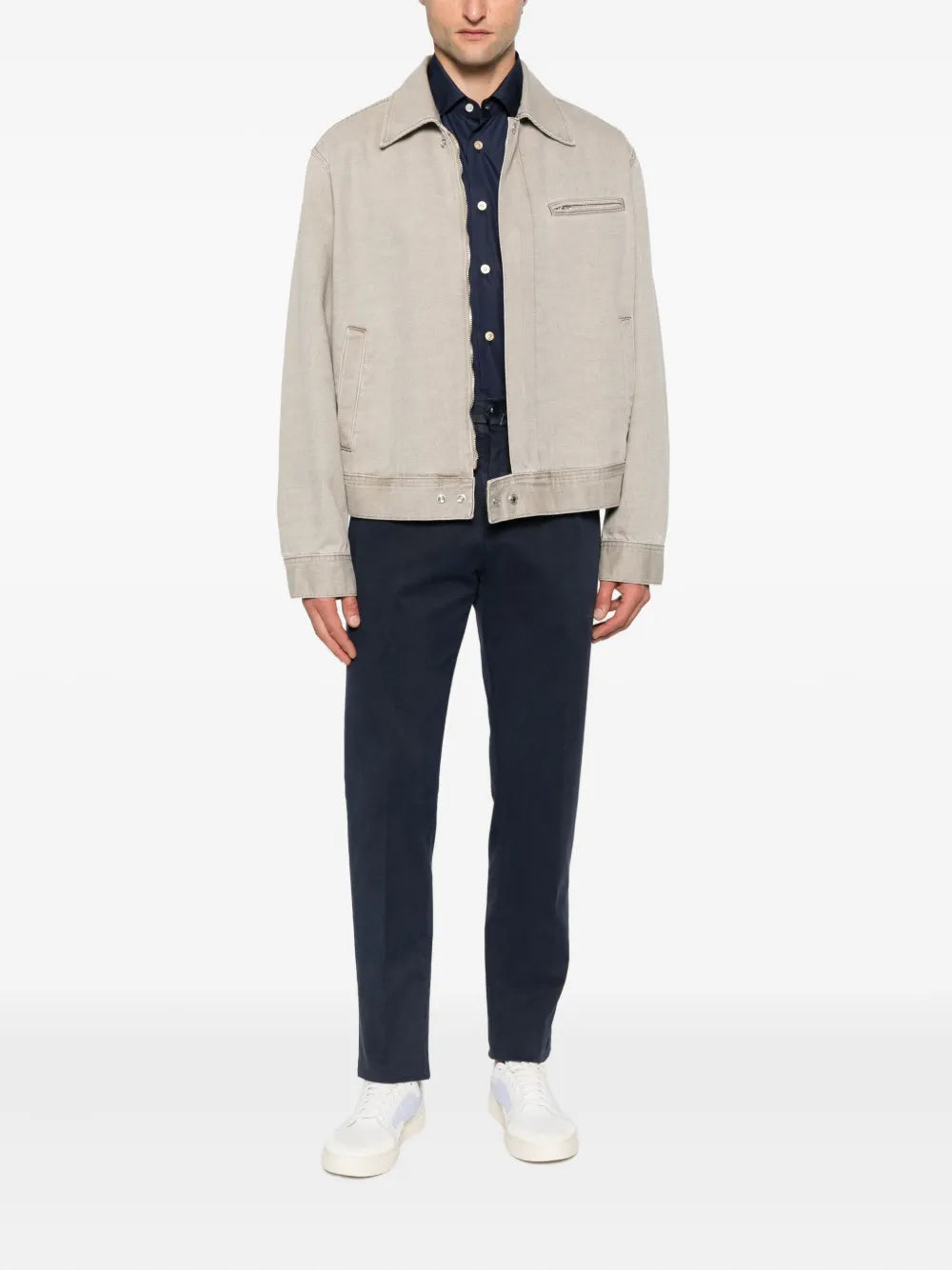 Kiton Men Buttoned Pocket Shirt by Luosophy