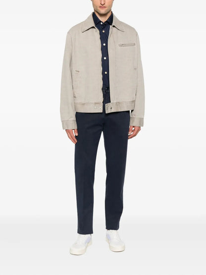 Kiton Men Buttoned Pocket Shirt by Luosophy