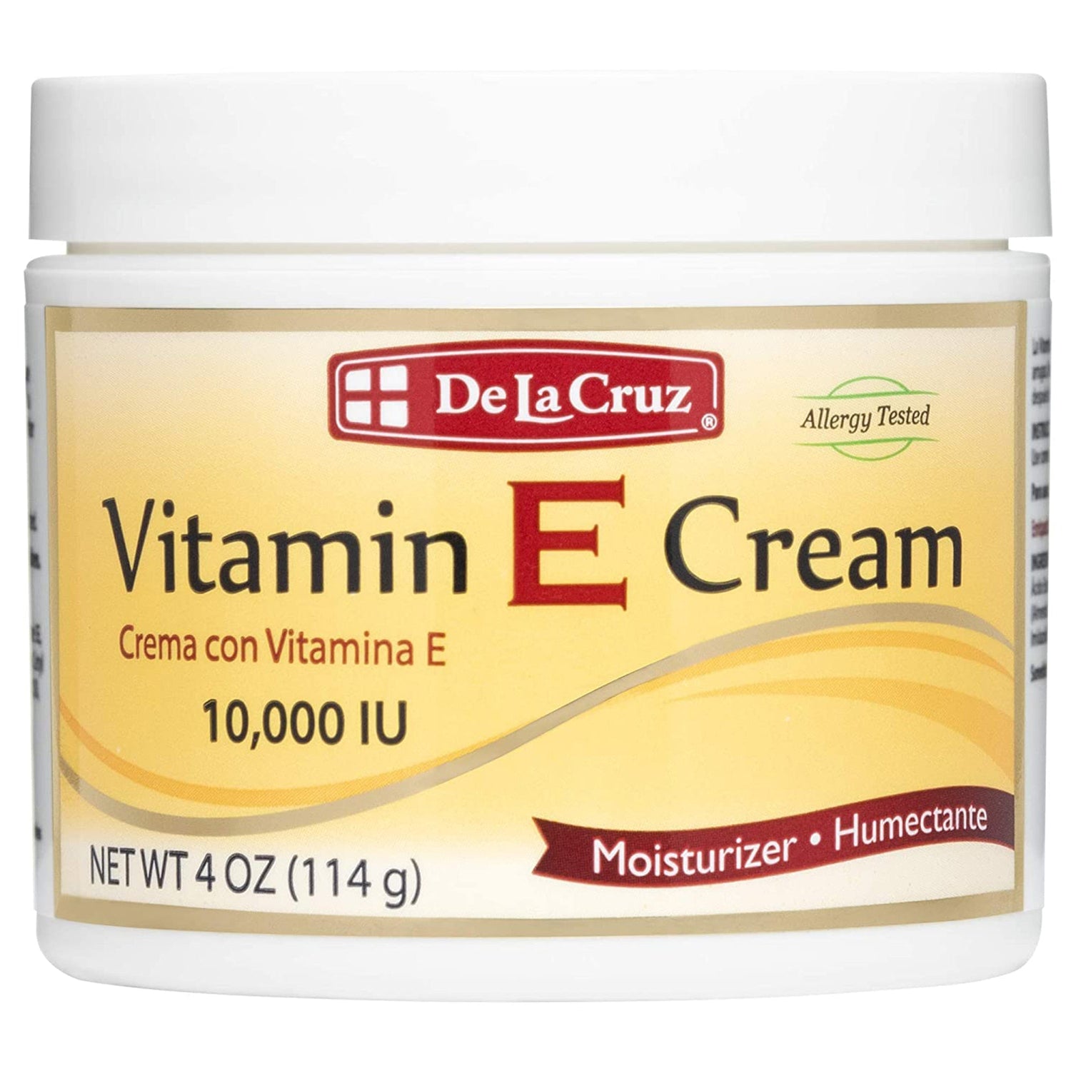 De La Cruz Moisturizer Vitamin E Cream - 4oz by Pasteur Pharmacy