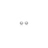 14k White Gold Spherical Stud Earrings (3.0 mm) by Bids.com