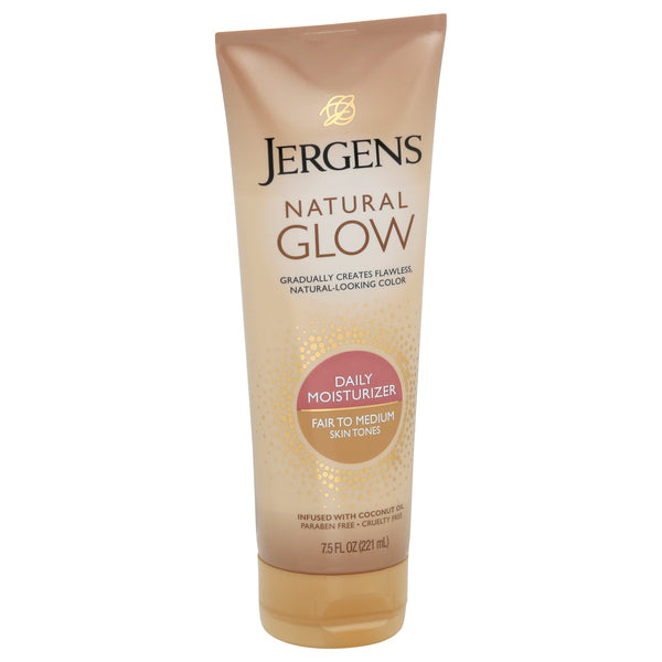 Jergens Natural Glow Daily Moisturizer Lotion Fair To Medium Skin Tones, 7.5 Fl Oz by Pasteur Pharmacy