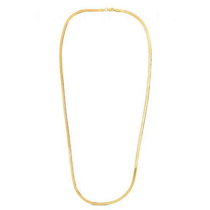 14k Yellow Gold Super Flex Herringbone Chain (1.50 mm)  DestGlow