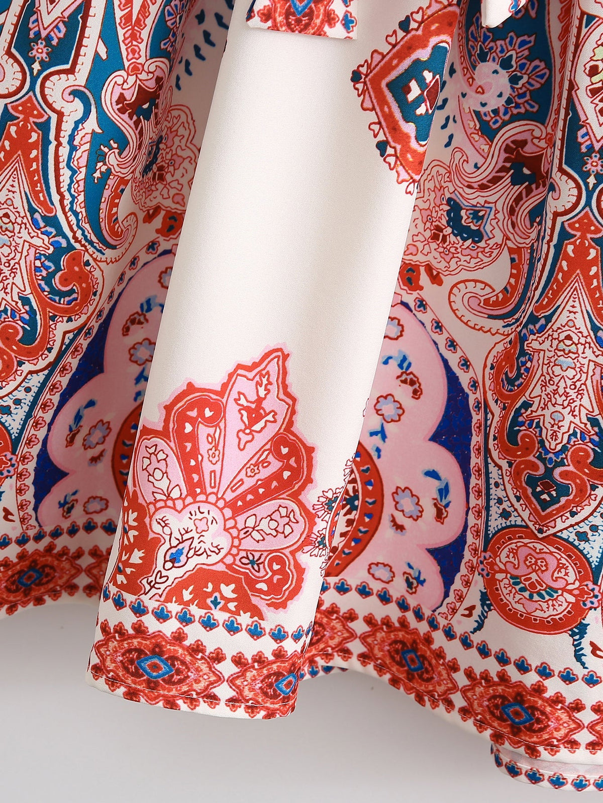 Spring Autumn New Women Clothing Fashion Long Sleeve V-Neck Positioning Print Dress  DestGlow