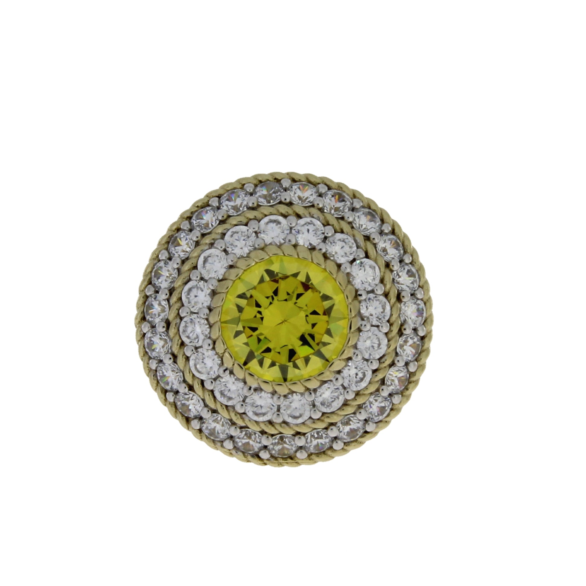 Genuine Cubic Zirconium Ring Sterling Silver by Bids.com