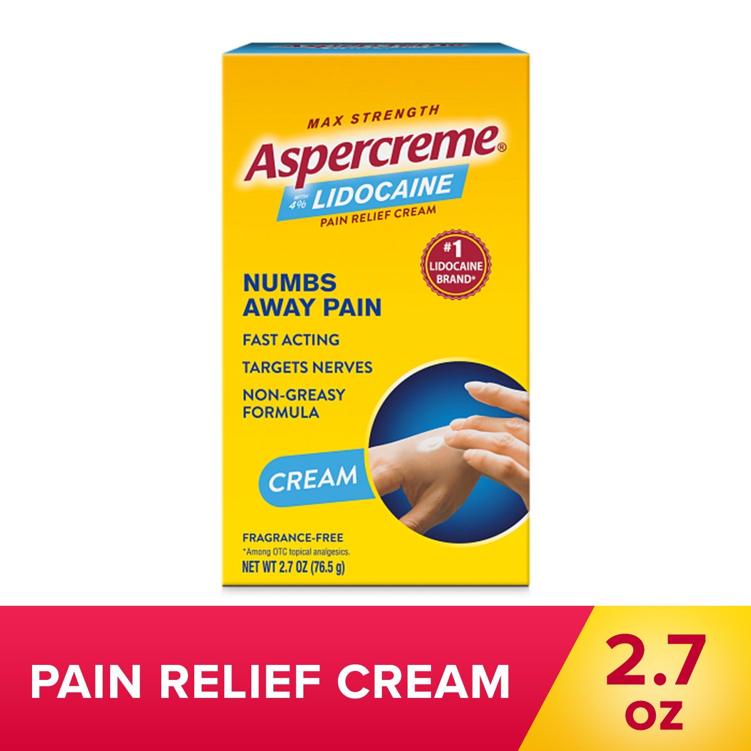 Aspercreme Maximum Strength Pain Relief Cream With Lidocaine by Pasteur Pharmacy
