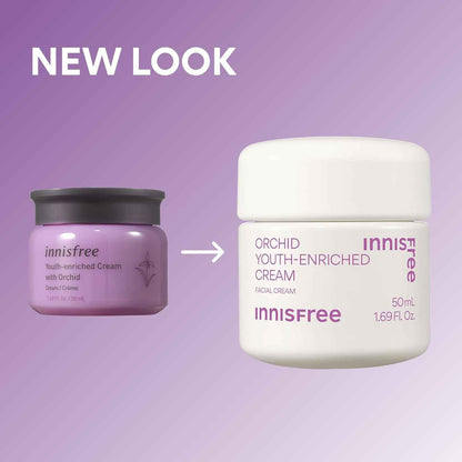 Orchid Youth-Enriched Cream, Korean Face Cream for Firming and Hydrated Skin