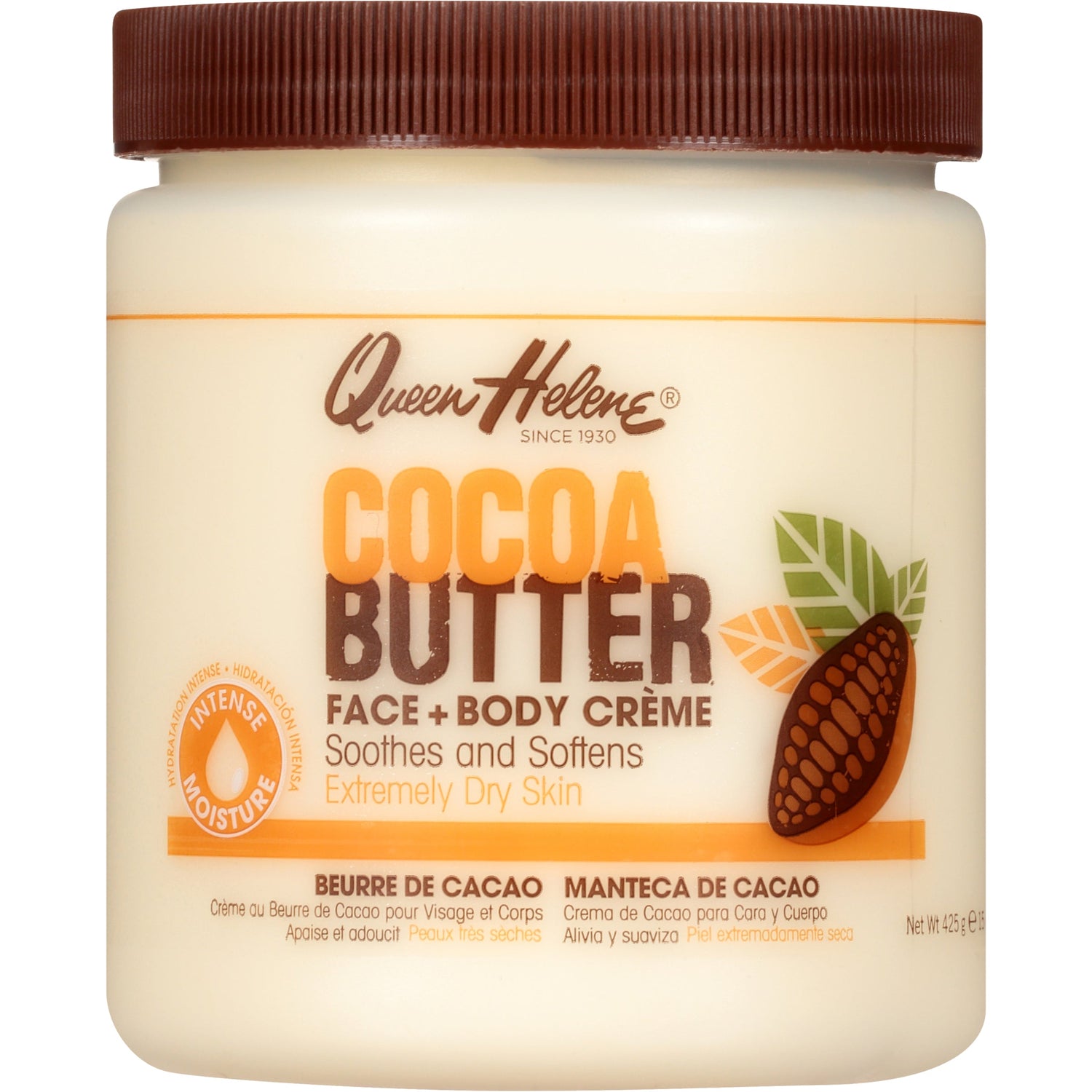 Queen Helene Cocoa Butter Face + Body Crème 15 Oz. Jar by Pasteur Pharmacy