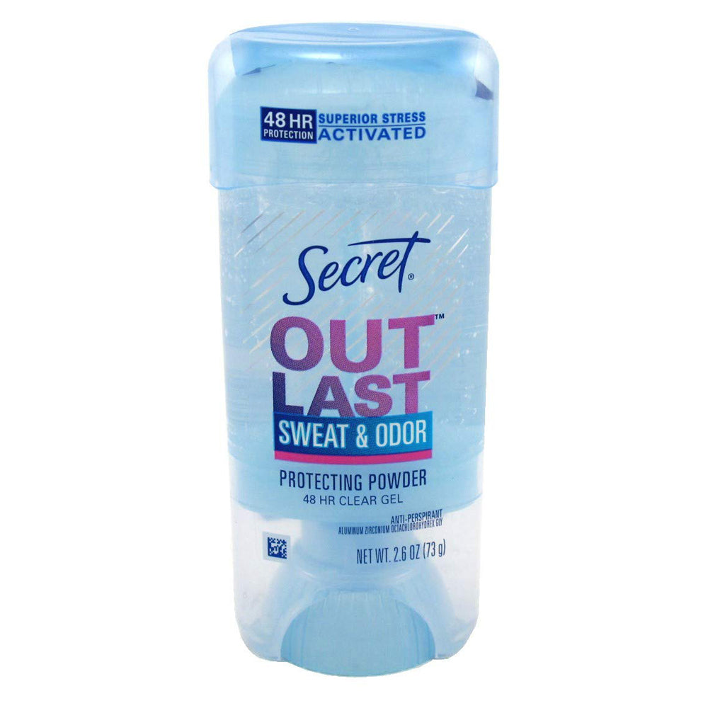 Secret Outlast Antiperspirant Deodorant Clear Gel Protecting Powder by Pasteur Pharmacy