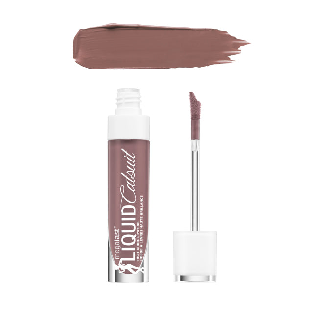 WET N WILD MegaLast Liquid Catsuit High-Shine Lipstick - Mauve Over Girl - DestGlow