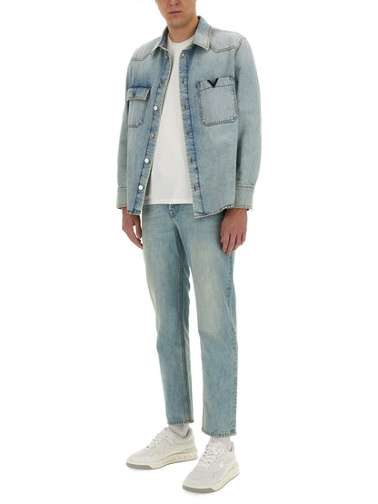 Valentino Men Denim Shirt by Luosophy