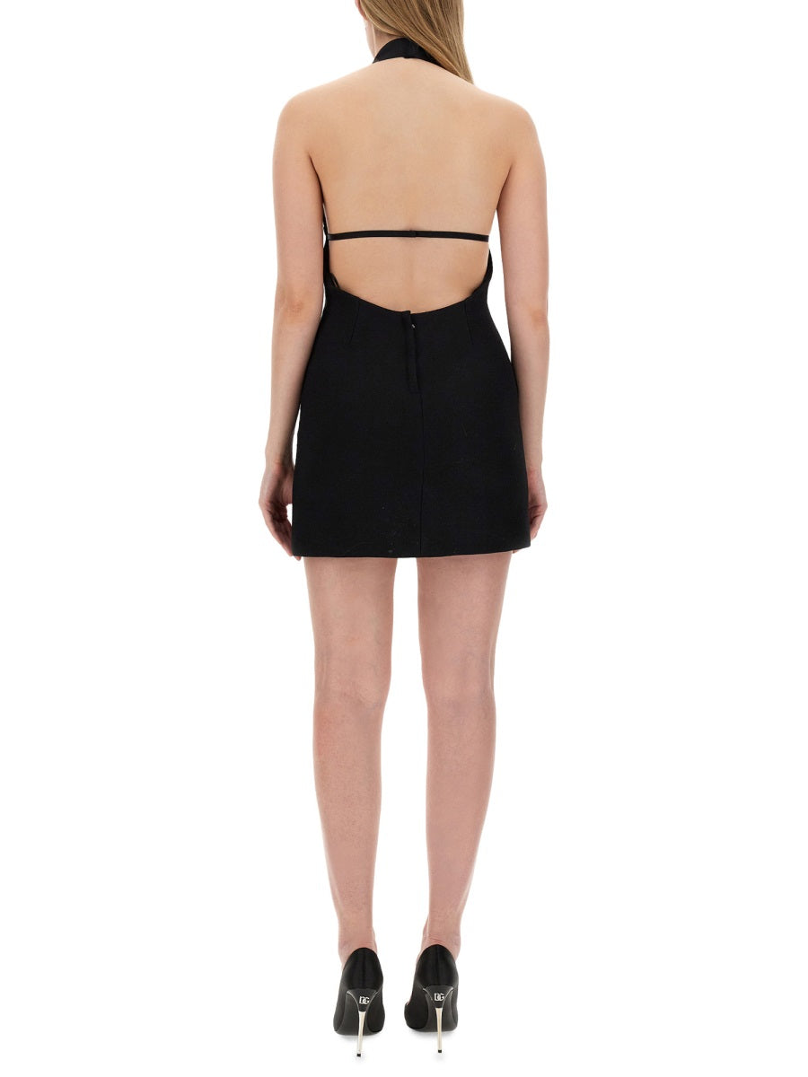 Dolce &amp; Gabbana Women Short Dress With Neckline On Back by Luosophy