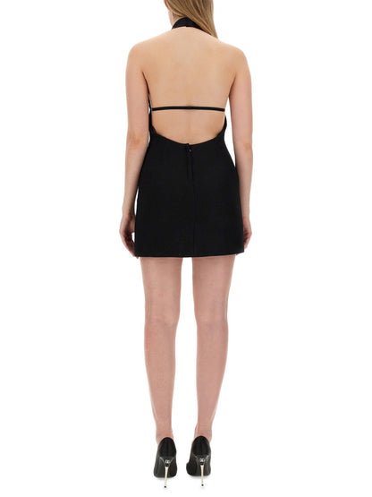Dolce &amp; Gabbana Women Short Dress With Neckline On Back by Luosophy