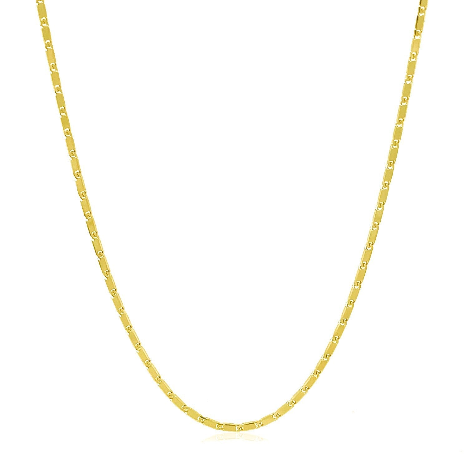 14k Yellow Gold Lumina Pendant Chain 1.0mm by Bids.com