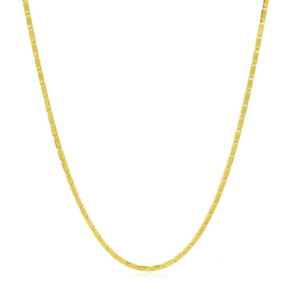 14k Yellow Gold Lumina Pendant Chain 1.0mm by Bids.com