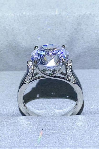 5 Carat Brilliant Round Cut Sparkala™ Platinum-Plated Ring by Sparkala