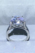 5 Carat Brilliant Round Cut Sparkala™ Platinum-Plated Ring by Sparkala