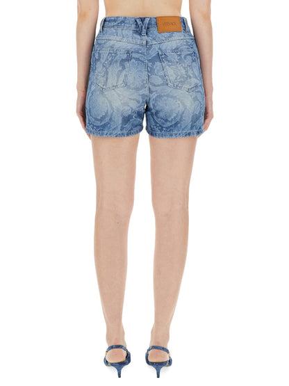 Versace Women Denim Shorts by Luosophy