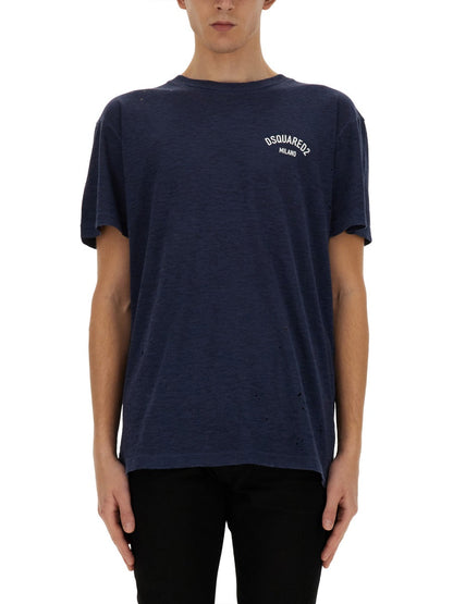 Dsquared Men T-Shirt With Logo by Luosophy
