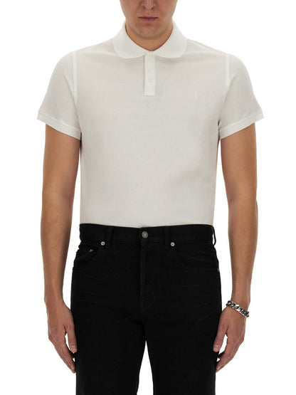 Saint Laurent Men Monogram Polo by Luosophy