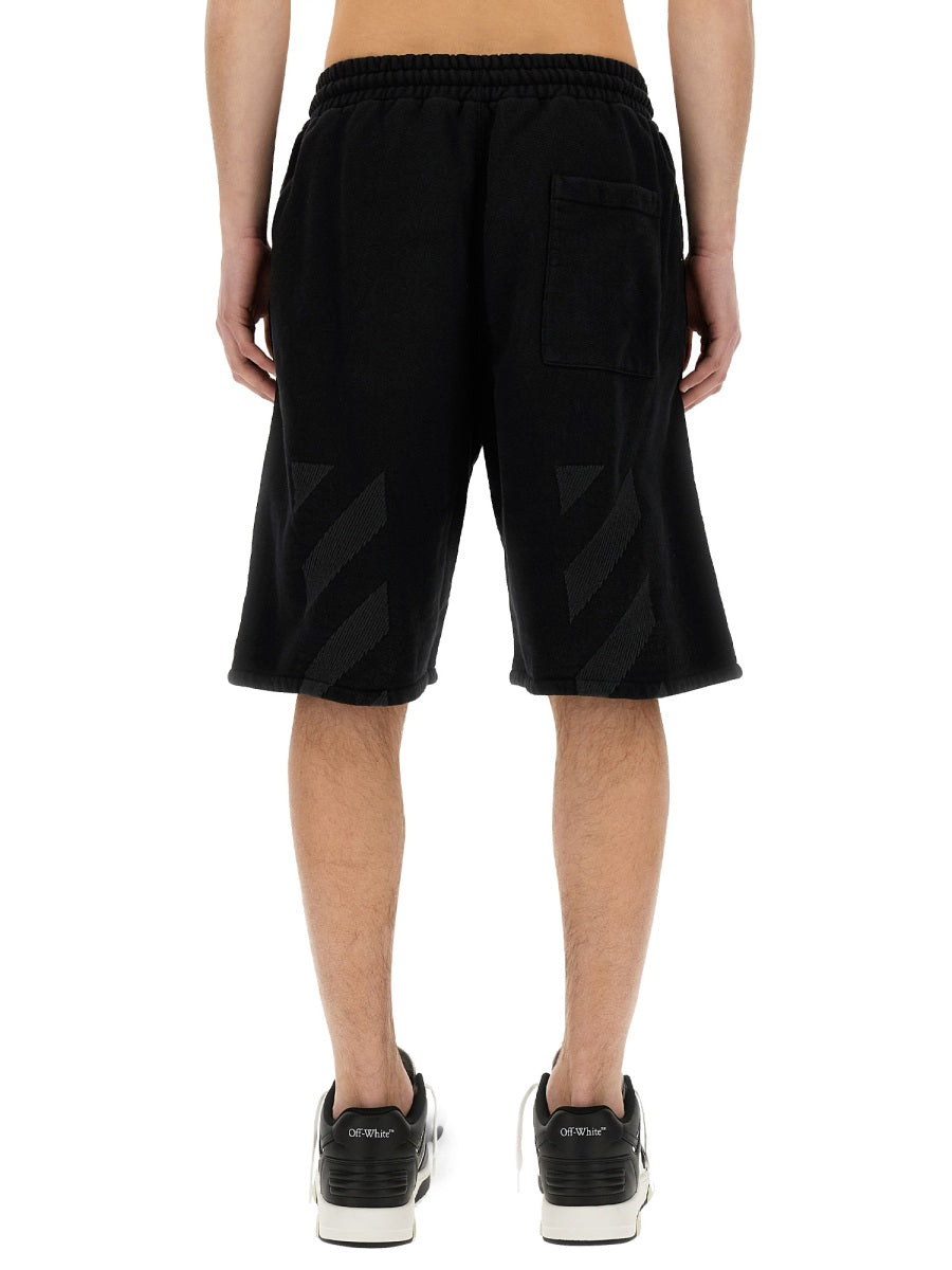 Off-White Men Bermuda With Logo by Luosophy