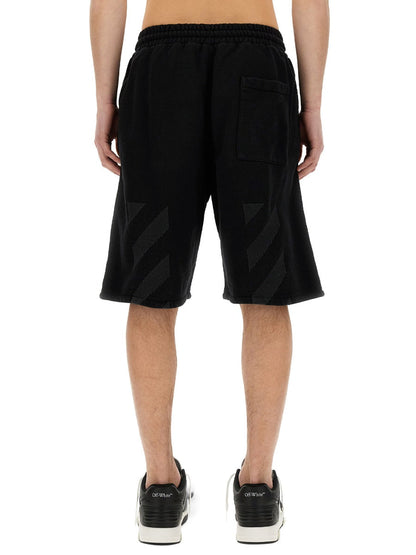 Off-White Men Bermuda With Logo by Luosophy