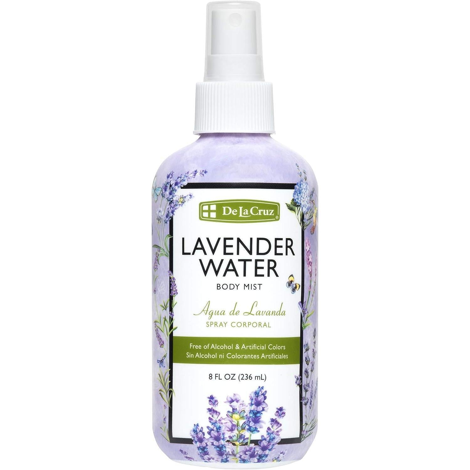 De La Cruz Lavender Water Body Spray, 8 Fl Oz (236 Ml) by Pasteur Pharmacy