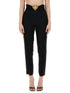 Moschino Women Pants With Heart Application by Luosophy