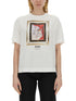 Moschino Women Enver Satin Blouse Still Life With Heart by Luosophy