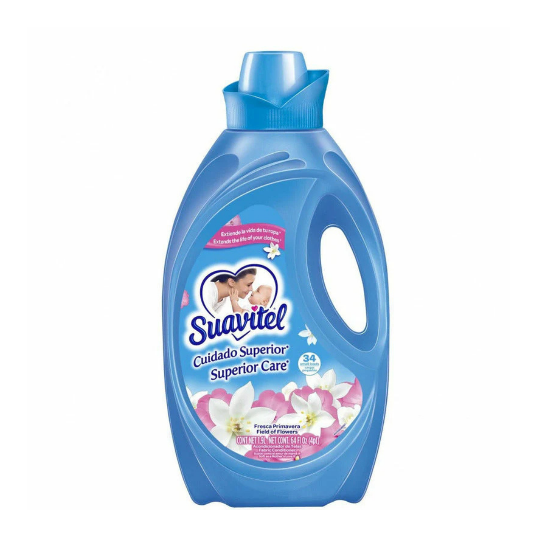 Suavitel Cuidado Superior Fabric Softener Field of Flowers (64oz)  DestGlow