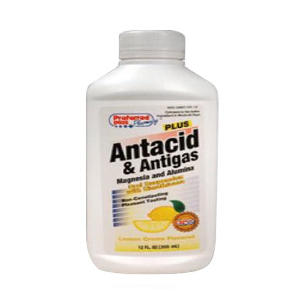 Preffered Plus Kpp Antacid And Antigas Oral Suspension, Lemon - 12 Oz by Pasteur Pharmacy