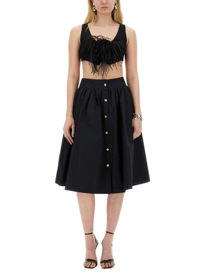 Moschino Women Poplin Skirt by Luosophy