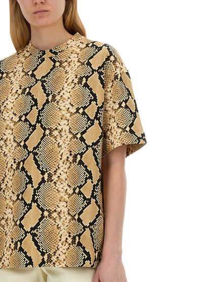 Jil Sander Women T-Shirt With Animal Pattern by Luosophy