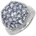 1.61 Carat Genuine Tanzanite .925 Sterling Silver Ring by Bids.com