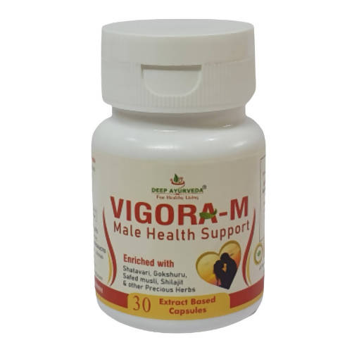 Deep Ayurveda Vigora-M 500mg Veg Capsules