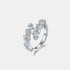 2.6 Carat Sparkala™ 925 Sterling Silver Bypass Ring by Sparkala