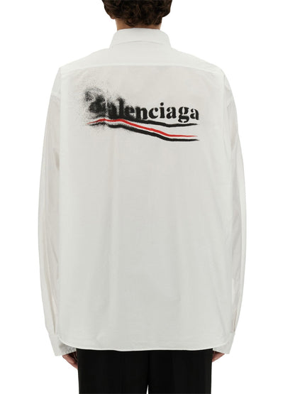 Balenciaga Men Large Fit Shirt by Luosophy