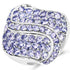 3.65 Carat Genuine Tanzanite .925 Sterling Silver Ring by Bids.com