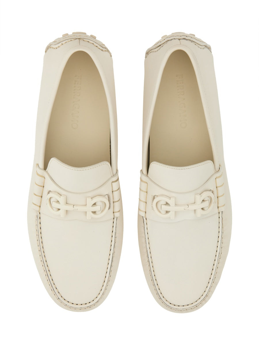 Ferragamo Men Moccasin With Gancini Ornament by Luosophy