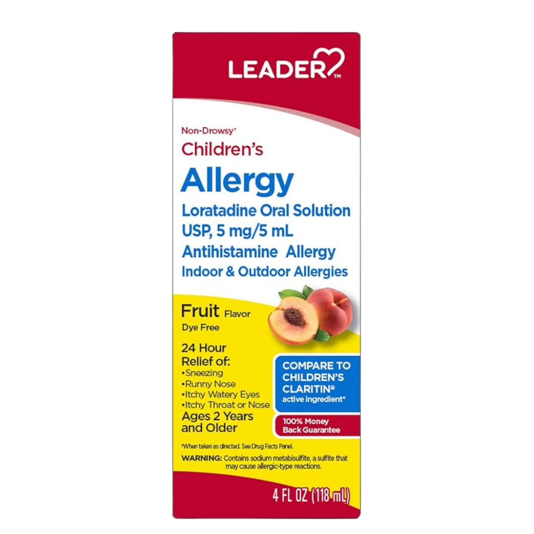 Leader Allergy Infantil Sabor Melocotón 4 oz by Farmacias Savia