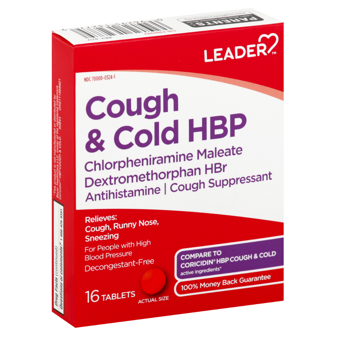 Leader Cough &amp; Cold Tablets (16 ct) by Farmacias Savia