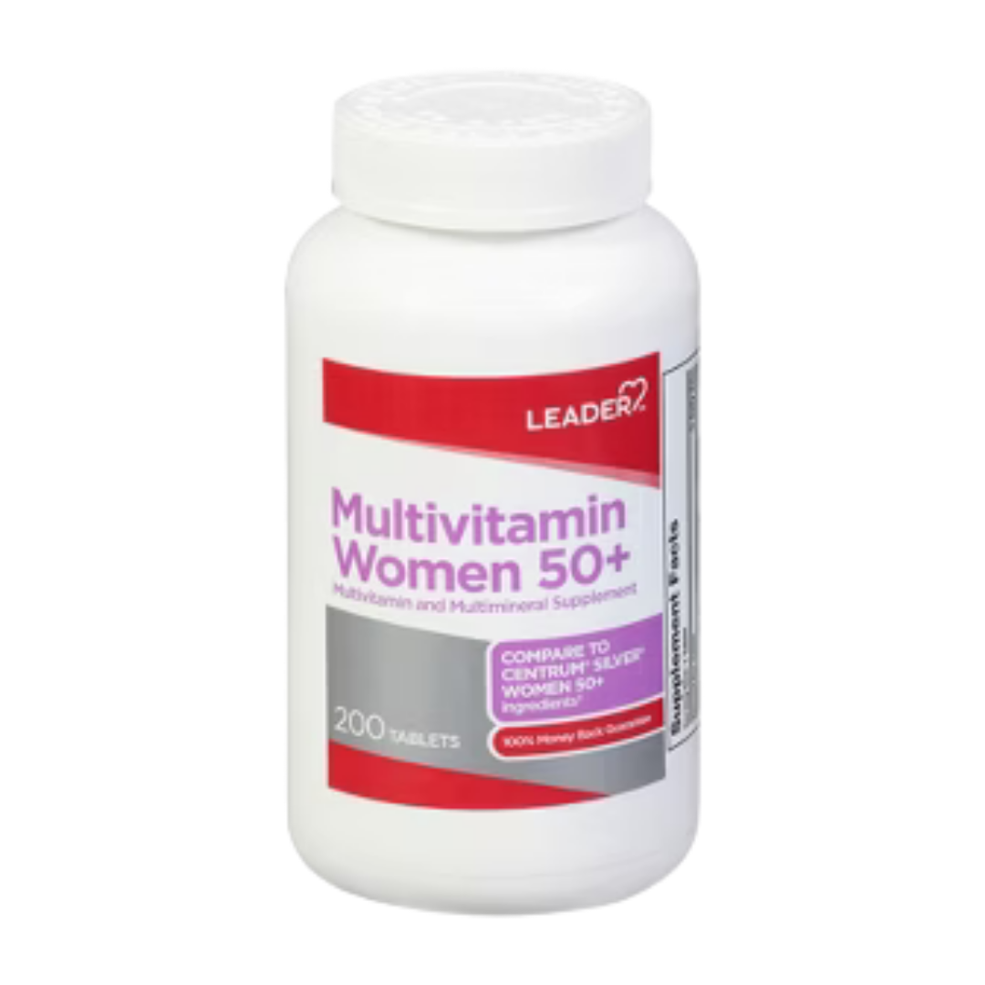 Leader Multivitaminas Mujer 50+ 200 Tabletas by Farmacias Savia