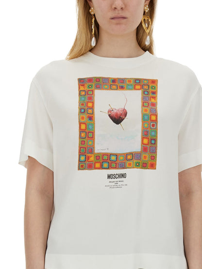 Moschino Women T-Shirt "Heart" by Luosophy